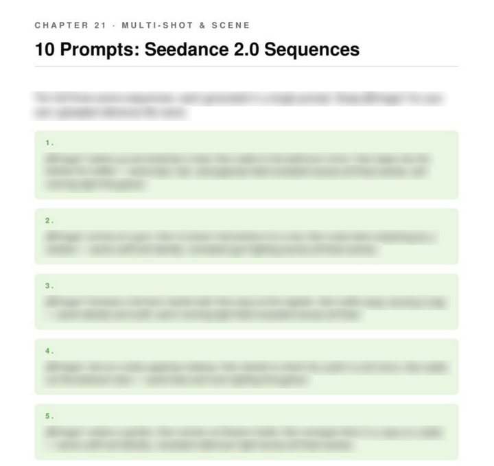 Seedance prompts